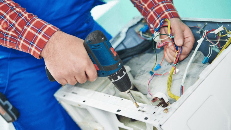 Turgutlu Fondital Fondital çamaşır makinesi kart tamiri – Su almama arızası orijinal parça ile giderildi. - Teknik servis örneği
